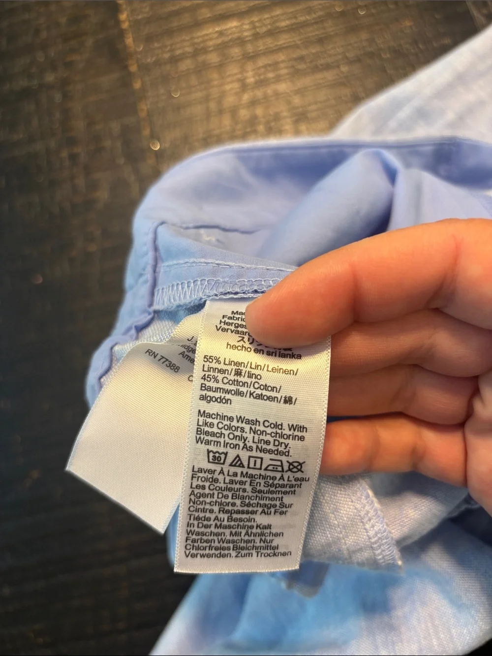 J. Crew crew linen